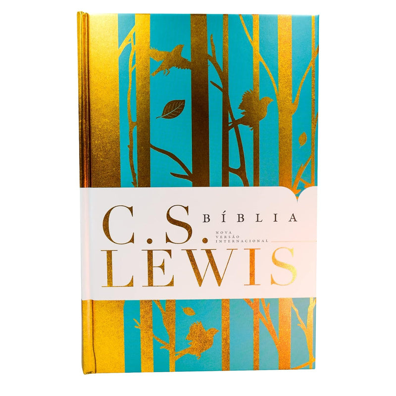 BÍBLIA C. S. LEWIS NVI -  CAPA AZUL