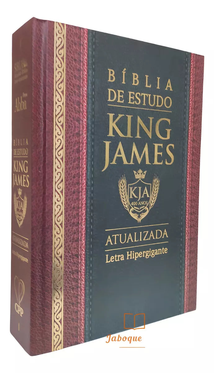 BÍBLIA DE ESTUDO KING JAMES ATUALIZADA - CAPA DURA