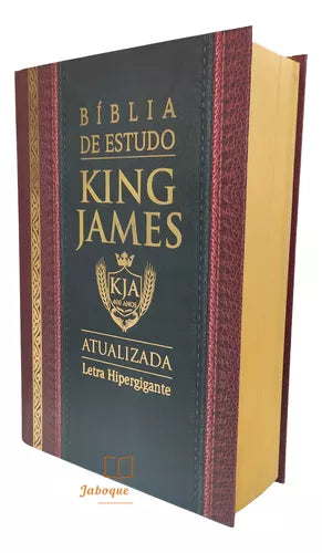 BÍBLIA DE ESTUDO KING JAMES ATUALIZADA - CAPA DURA